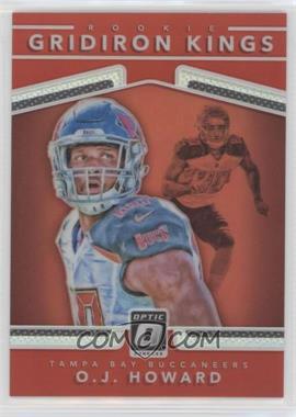 2017 Donruss Optic - Rookie Gridiron Kings - Red Prizm #4 - O.J. Howard /99