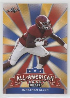 2017 Leaf Draft - All-American - Gold #AA-13 - Jonathan Allen