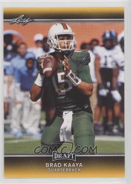 2017 Leaf Draft - [Base] - Gold #05 - Brad Kaaya