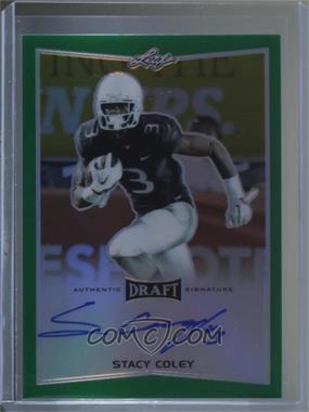 2017 Leaf Metal Draft - Flashback Base Auto #BA-SC1 - Stacy Coley