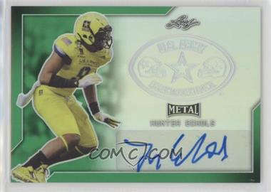 2017 Leaf Metal U.S. Army All-American Bowl - [Base] - Green Prismatic #BA-HE1 - Hunter Echols /10