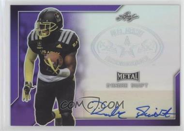 2017 Leaf Metal U.S. Army All-American Bowl - [Base] - Purple Prismatic #BA-DS2 - D'Andre Swift /25