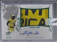 Joseph Lewis [Uncirculated] #/20