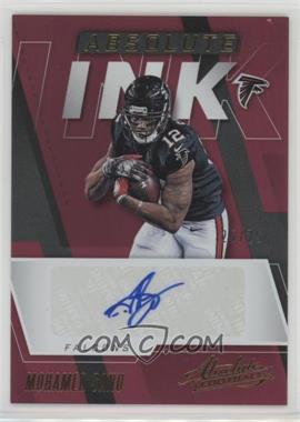 2017 Panini Absolute - Absolute Ink - Gold #AI-MSN - Mohamed Sanu /25