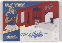 Rookie Premiere Material Autos - Nathan Peterman #/99