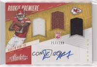 Rookie Premiere Material Autos - Kareem Hunt #/299