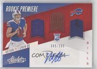 Rookie Premiere Material Autos - Nathan Peterman #/299