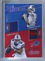 LeSean McCoy, Tyrod Taylor [EX to NM] #/25