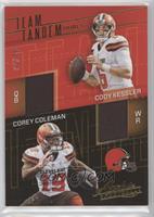 Corey Coleman, Cody Kessler #/99