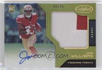 Freshman Fabric Signatures - Joe Williams #/25