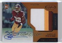 Freshman Fabric Signatures - Samaje Perine #/199