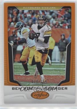 2017 Panini Certified - [Base] - Mirror Orange #7 - Ben Roethlisberger /299