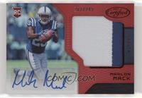 Freshman Fabric Signatures - Marlon Mack [EX to NM] #/249