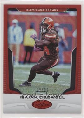 2017 Panini Certified - [Base] - Mirror Red #39 - Isaiah Crowell /99