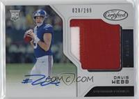 Freshman Fabric Signatures - Davis Webb #/299