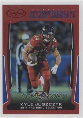 2017 Panini Certified - Certified Accomplishments - Mirror Red #CA-KJ - Kyle Juszczyk /99