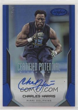 2017 Panini Certified - Certified Potential Signatures - Mirror Blue #CPS-CHA - Charles Harris /50