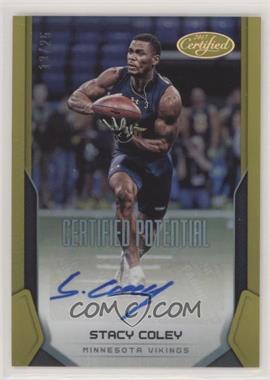 2017 Panini Certified - Certified Potential Signatures - Mirror Gold #CPS-SC - Stacy Coley /25