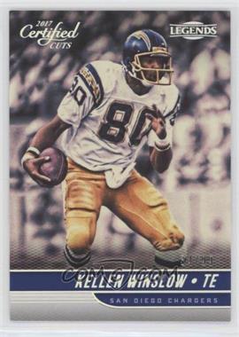 2017 Panini Certified Cuts - [Base] - Silver #137 - Legend - Kellen Winslow /99