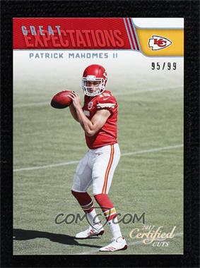 2017 Panini Certified Cuts - Great Expectations - Silver #3 - Patrick Mahomes II /99