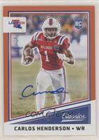 Rookies - Carlos Henderson #/25