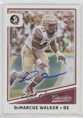 2017 Panini Classics - [Base] - Significant Signatures #226 - Rookies - DeMarcus Walker /199