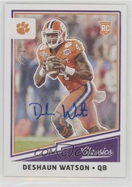 2017 Panini Classics - [Base] - Significant Signatures #228 - Rookies - Deshaun Watson /25