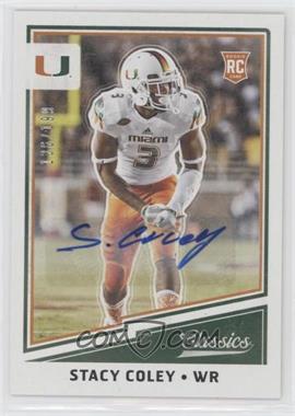 2017 Panini Classics - [Base] - Significant Signatures #283 - Rookies - Stacy Coley /199