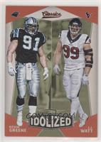 Kevin Greene, J.J. Watt