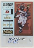 Rookie Ticket - Carl Lawson #/25