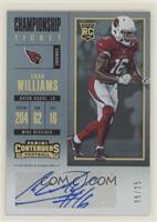 Rookie Ticket - Chad Williams #/25