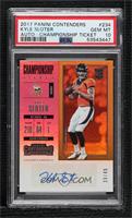 Rookie Ticket/Rookie Ticket Variation - Kyle Sloter [PSA 10 GEM …