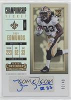 Rookie Ticket/Rookie Ticket Variation - Trey Edmunds #/49