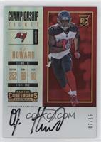 Rookie Ticket RPS - O.J. Howard [EX to NM] #/15