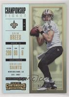 Season Ticket - Drew Brees #/99