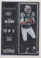 Season Ticket - Josh McCown #/249