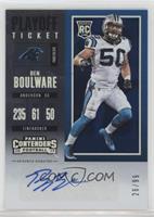 Rookie Ticket/Rookie Ticket Variation - Ben Boulware #/99