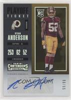 Rookie Ticket/Rookie Ticket Variation - Ryan Anderson #/99