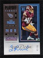 Rookie Ticket/Rookie Ticket Variation - Zach Pascal #/99