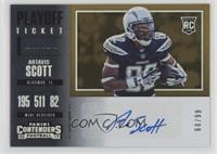 Rookie Ticket/Rookie Ticket Variation - Artavis Scott #/99