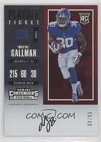 Rookie Ticket RPS - Wayne Gallman #/99