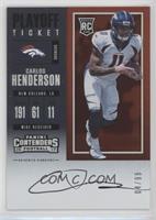 Rookie Ticket RPS - Carlos Henderson #/99