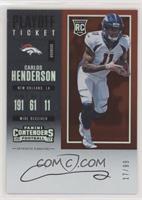 Rookie Ticket RPS - Carlos Henderson #/99