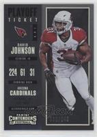 Season Ticket - David Johnson #/249