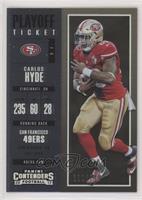 Season Ticket - Carlos Hyde #/249