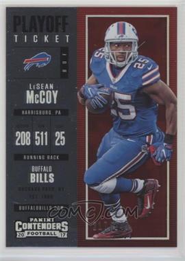 2017 Panini Contenders - [Base] - Playoff Ticket #90 - Season Ticket - LeSean McCoy /249