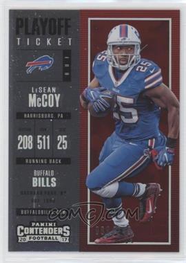 2017 Panini Contenders - [Base] - Playoff Ticket #90 - Season Ticket - LeSean McCoy /249