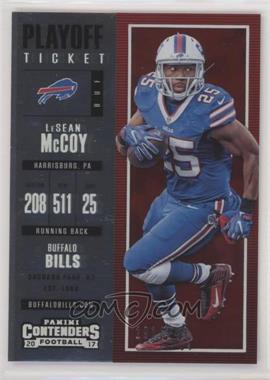 2017 Panini Contenders - [Base] - Playoff Ticket #90 - Season Ticket - LeSean McCoy /249