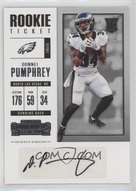 2017 Panini Contenders - [Base] #108 - Rookie Ticket - Donnel Pumphrey