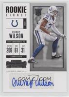 Rookie Ticket - Quincy Wilson